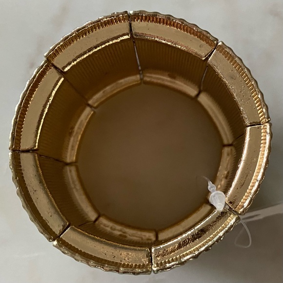 NWT Amrita Singh RENDEZVOUS Stretch Cuff BRACELET Turquoise/Gold/Crystal ZEBRA - Picture 5 of 6